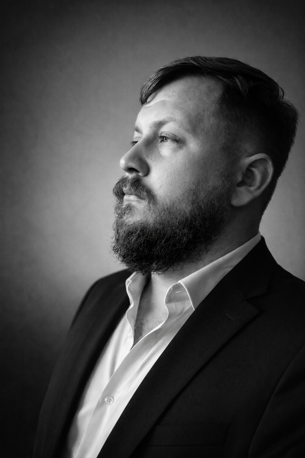 Liam O'Neill yoga website designer portrait